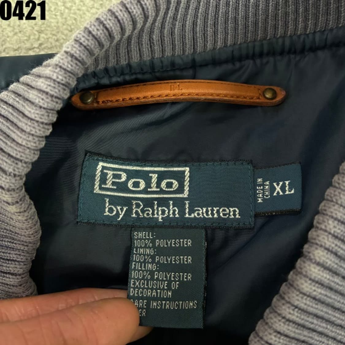 폴로 랄프로렌 네이비 퀼팅 조끼 XL 상품이미지3