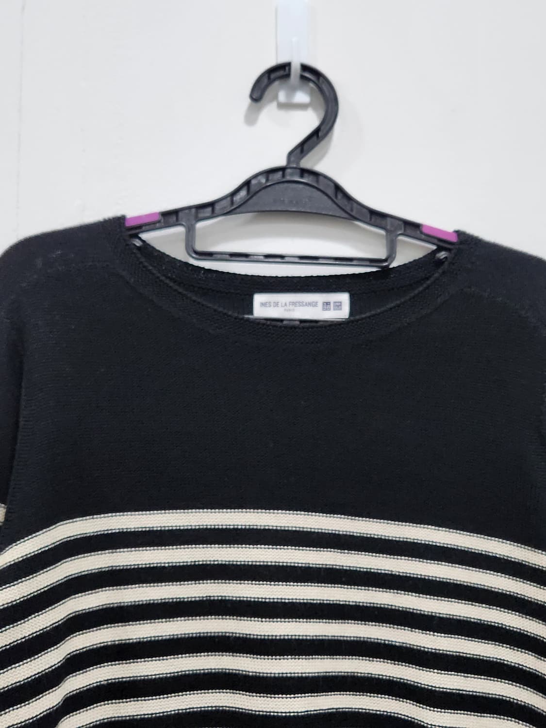 [S] 유니클로 이네스 콜라보 스트라이프 니트 여성 S사이즈 상품이미지3