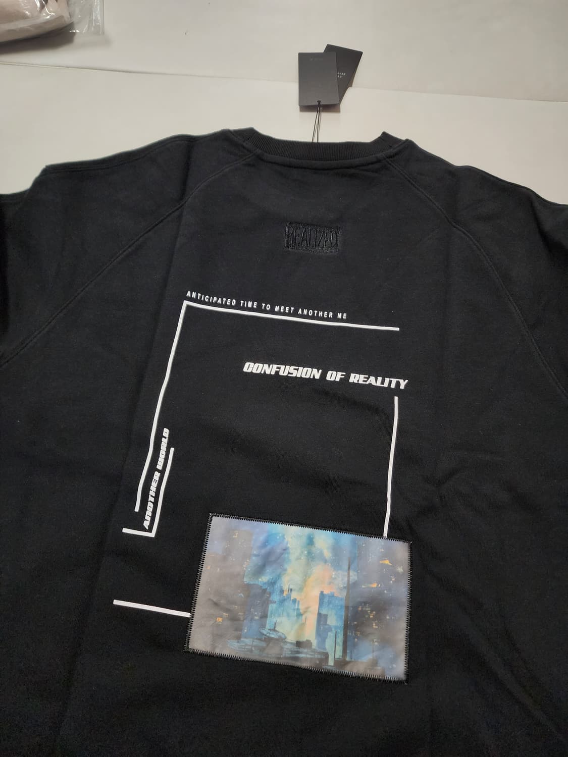 지오지아앤드지맨투맨티셔츠105사이즈블랙 상품이미지5