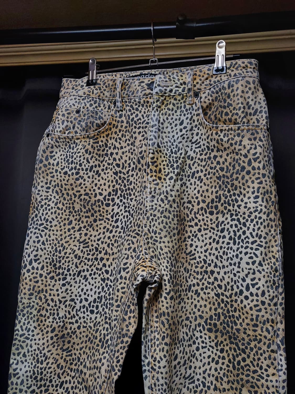 알렉산더왕 레오파드 워시드 데님팬츠 상품이미지2