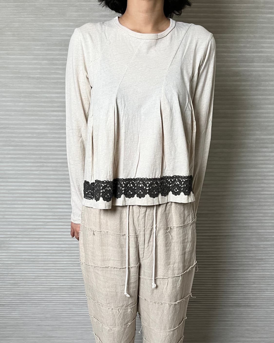 꼼데가르송 절개 롱슬리브 티셔츠 레이스 comme des garcons 상품이미지9