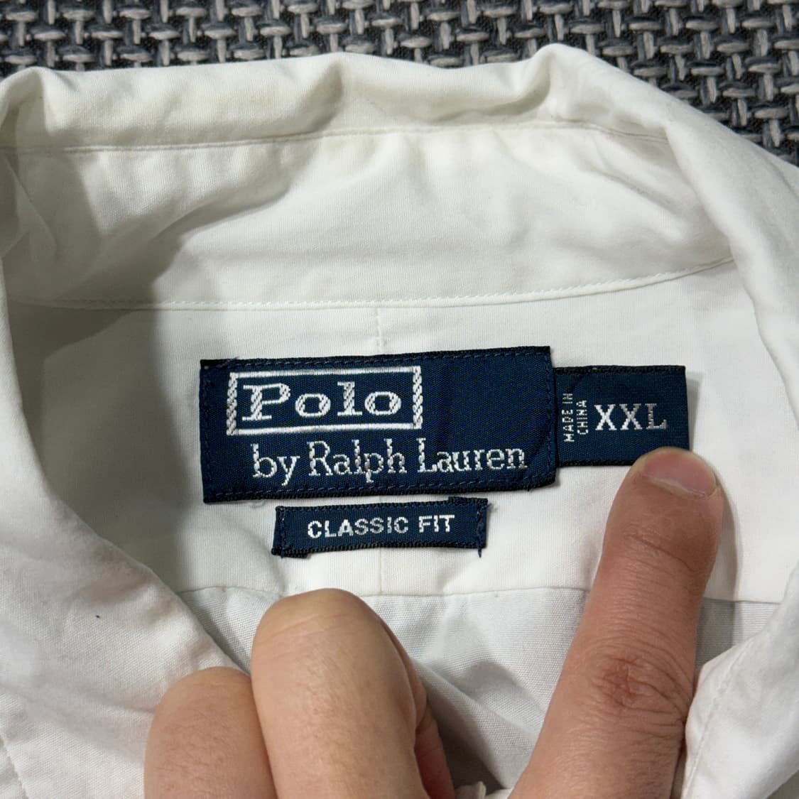 폴로 화이트 셔츠 (old-8563) 상품이미지4