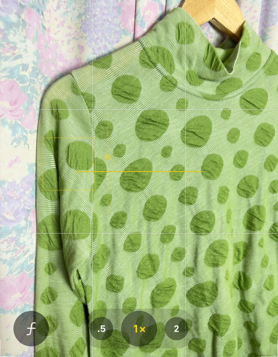 연두 도트 목폴라 티셔츠  상품이미지10