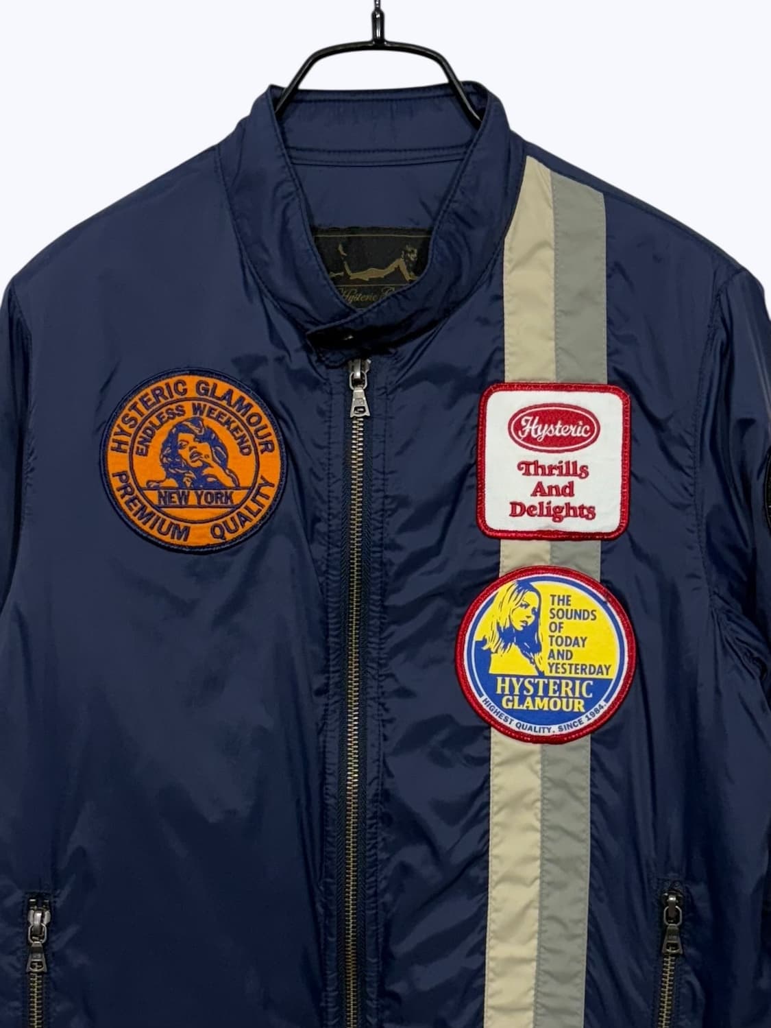 HYSTERIC GLAMOUR nylon patch racing jack 상품이미지3