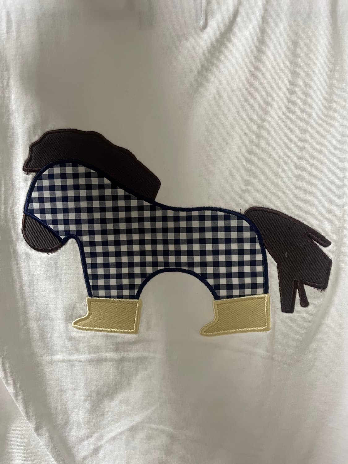 탄산마그네슘 포니 아플리케 티셔츠 상품이미지3