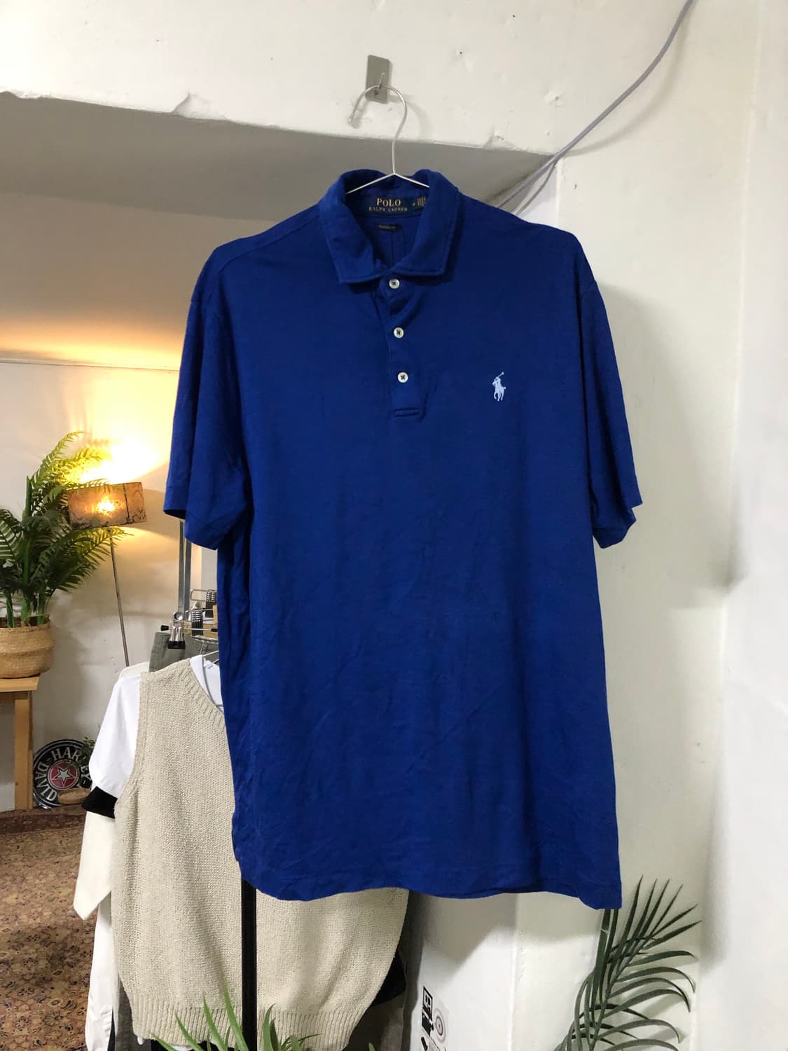 Polo Ralph Lauren 클래식 블루 써머 반팔티  상품이미지1