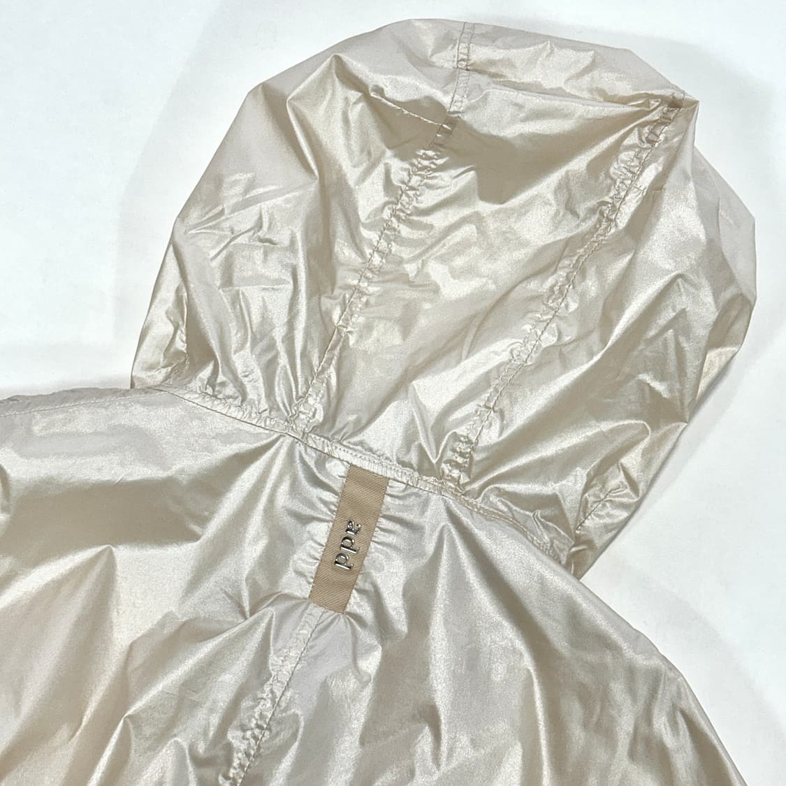 애드 add 글로시 롱 후드 자켓 코트 상품이미지5