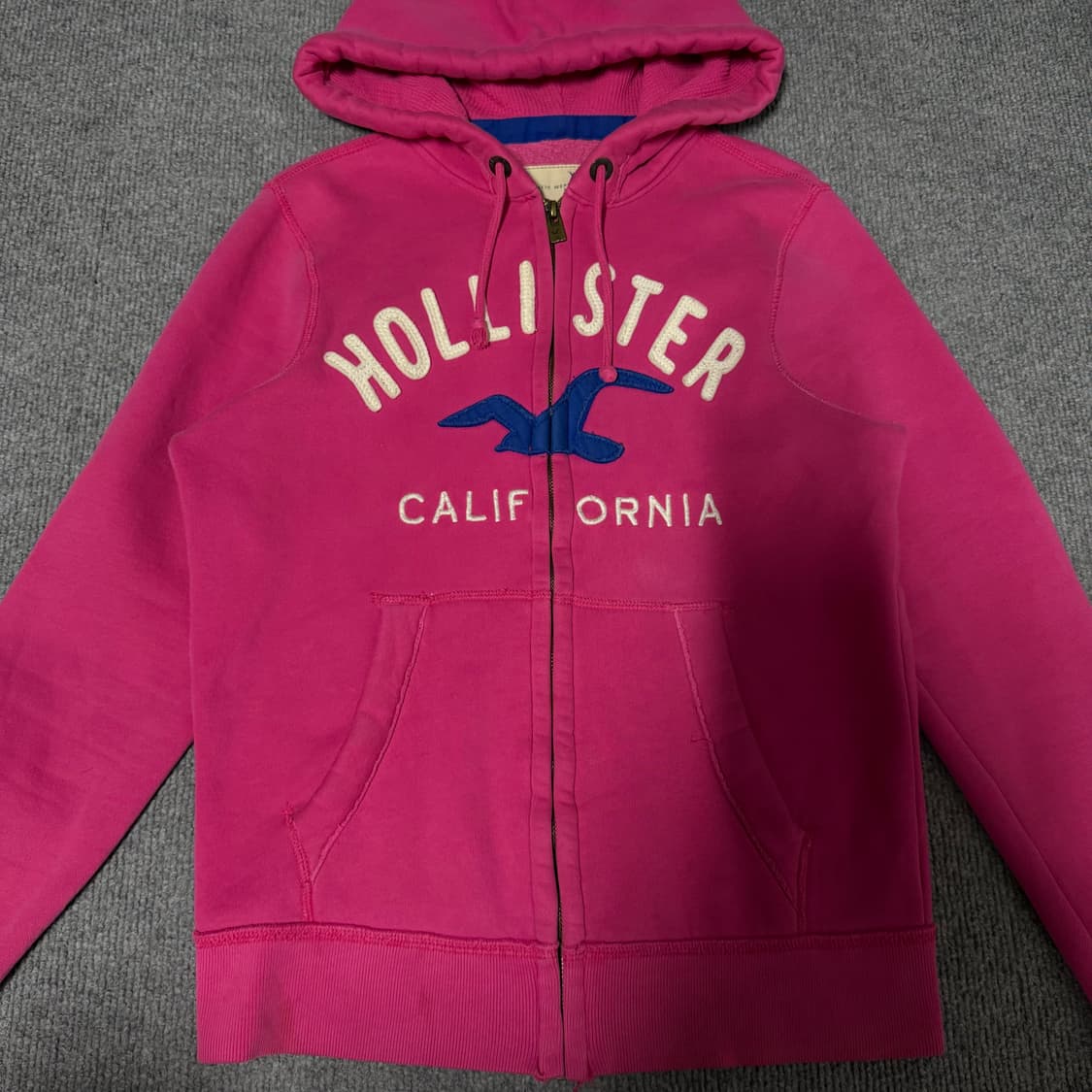 홀리스터 핑크 후드집업 s 상품이미지2