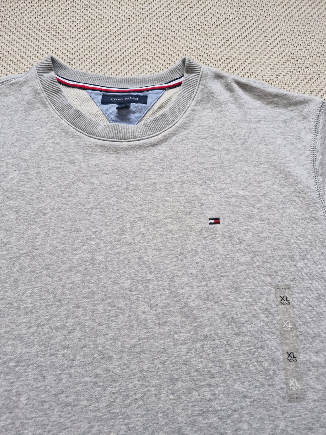 타미힐피거 솔리드 테리 스웻셔츠 맨투맨 새상품 상품이미지1