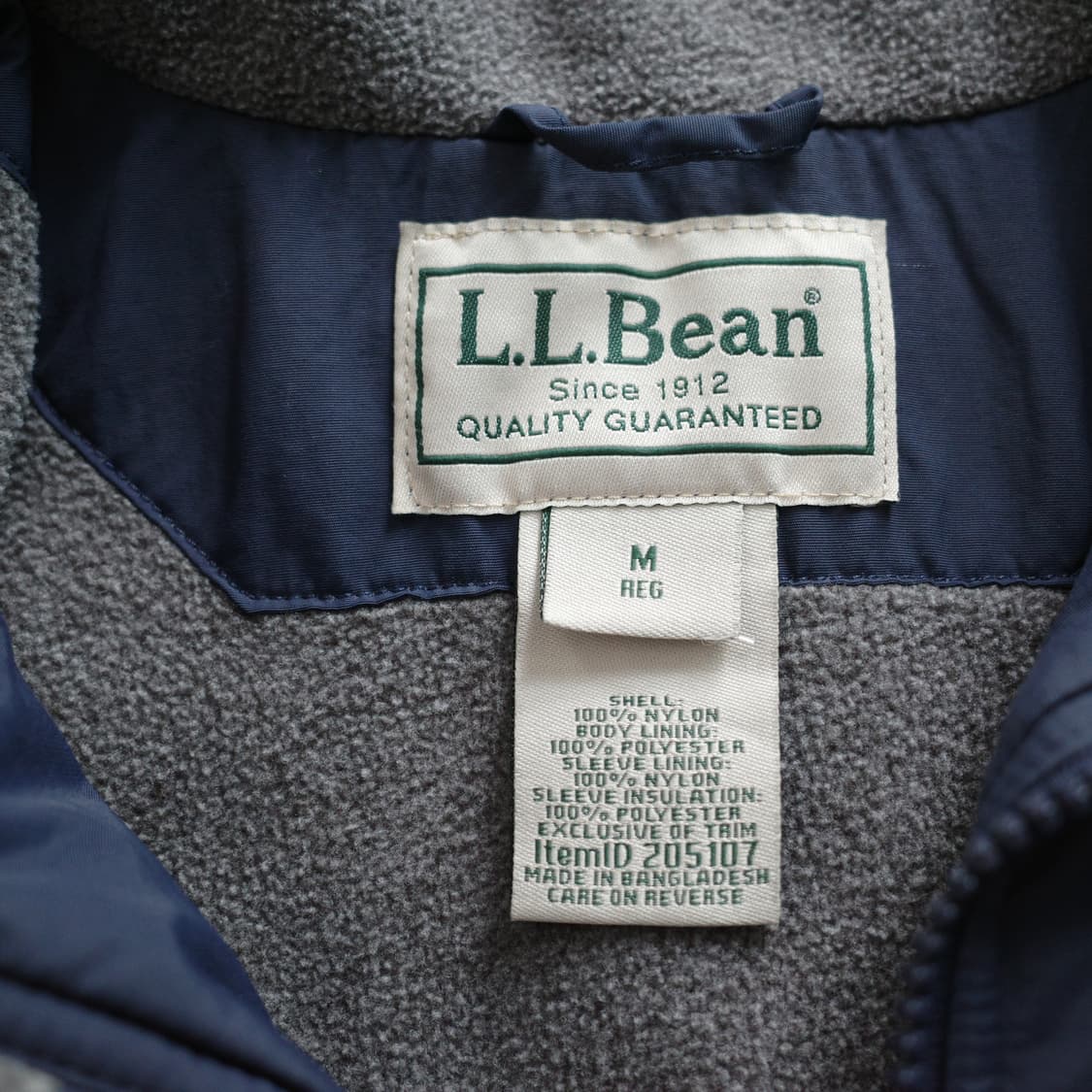 엘엘빈 쓰리시즌 써모라이트 플리스 자켓 M 상품이미지5