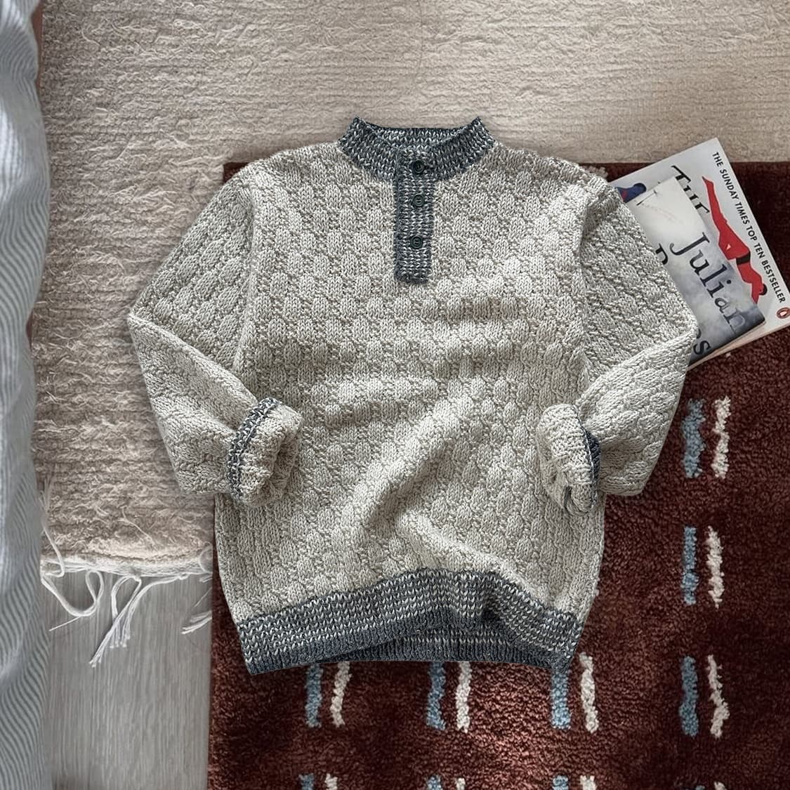 •• Button Knit 상품이미지1