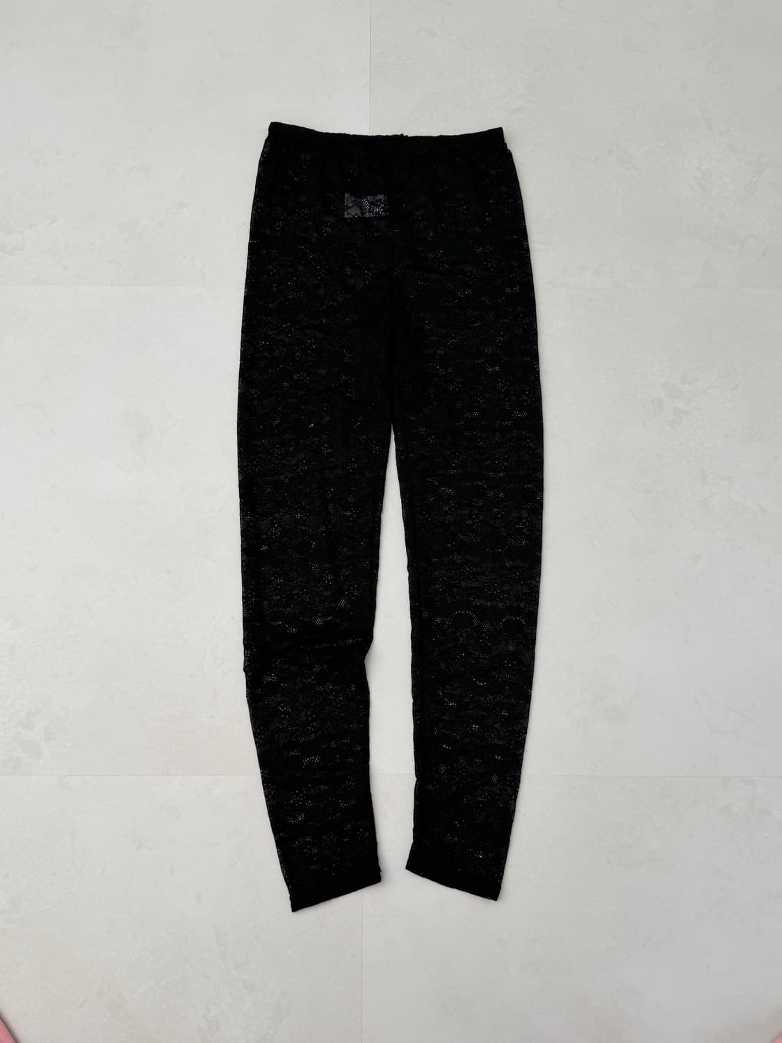 블랙 시스루 레깅스 상품이미지3