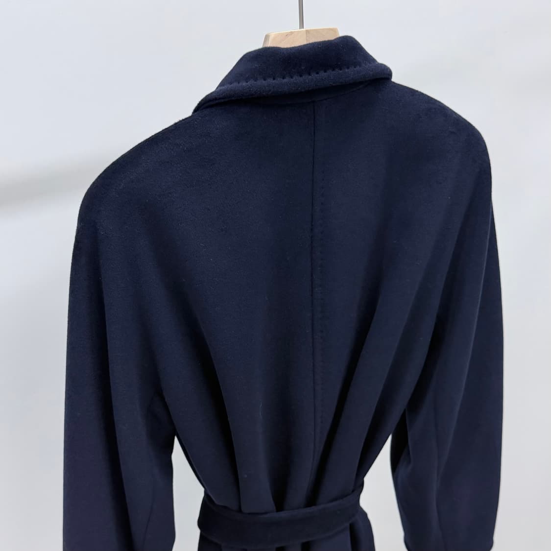 [S+급/40] 막스마라 마담 아이콘 여성 코트 네이비 상품이미지5