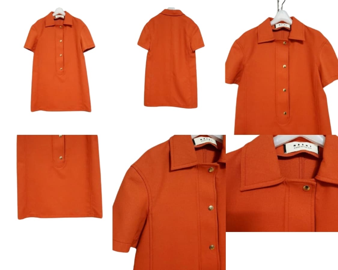 매장판 MARNI 마르니 반오픈 울원피스 40
 상품이미지9