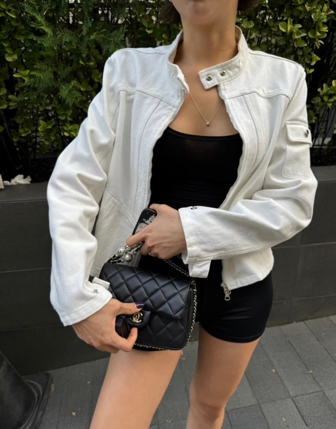 글로니 데님자켓 바이커자켓 라이더자켓 켄달제너 더바넷 상품이미지2