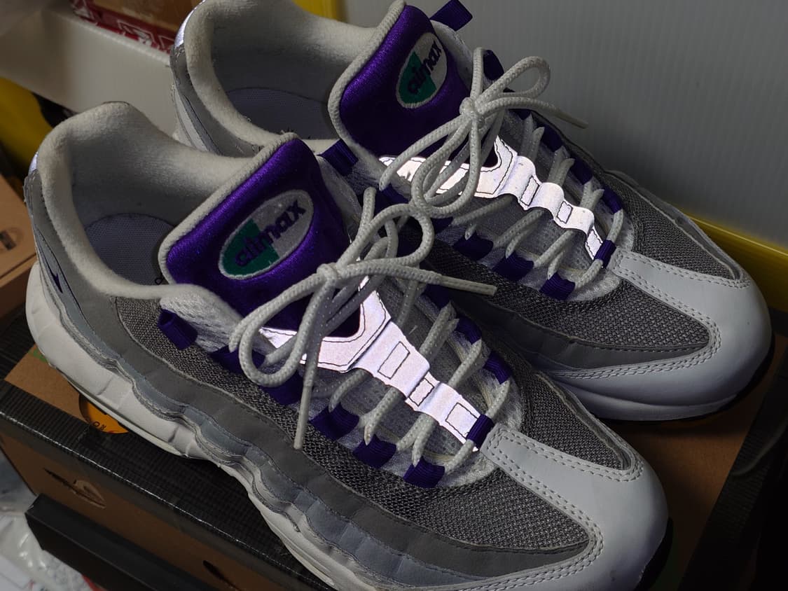 [270] 나이키 에어맥스95 OG 보라메쉬 미품 상품이미지6