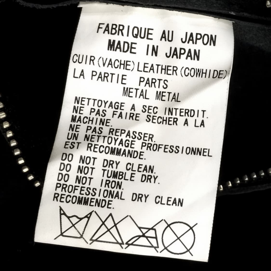 요지야마모토 와이즈 레더 토트백 상품이미지10