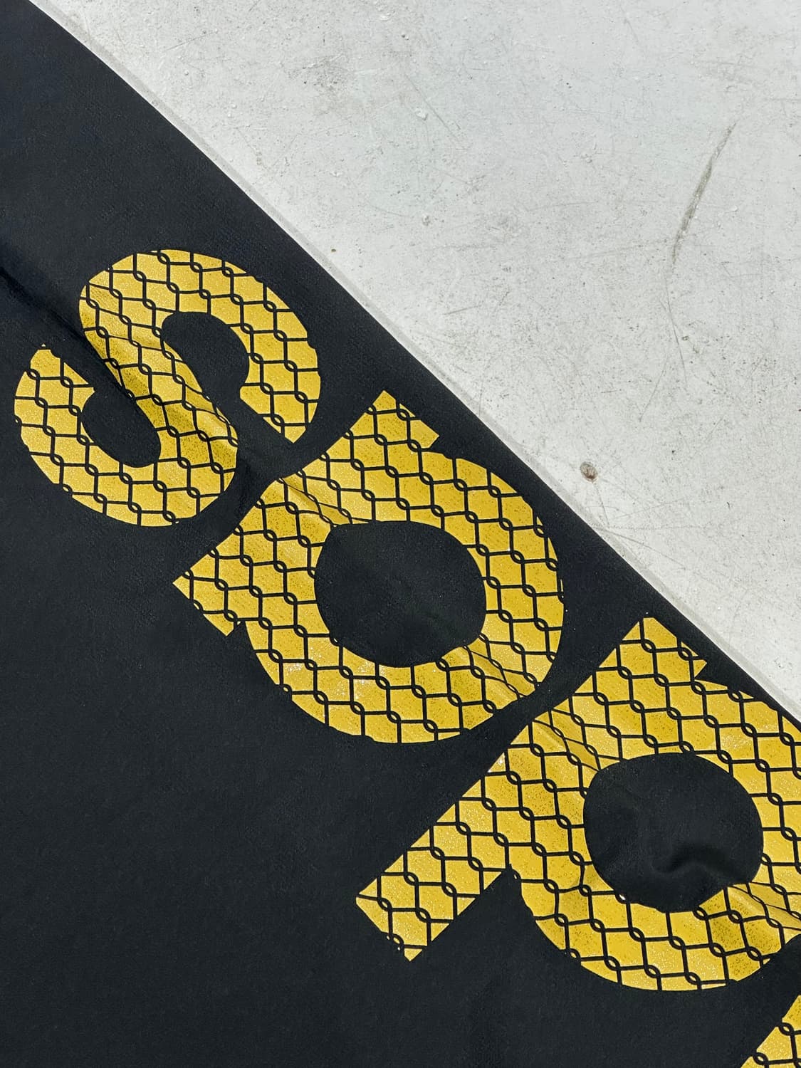 아디다스 와이드 블랙 골드 빅 로고 추리닝 바지 트레이닝 팬츠 M 상품이미지6