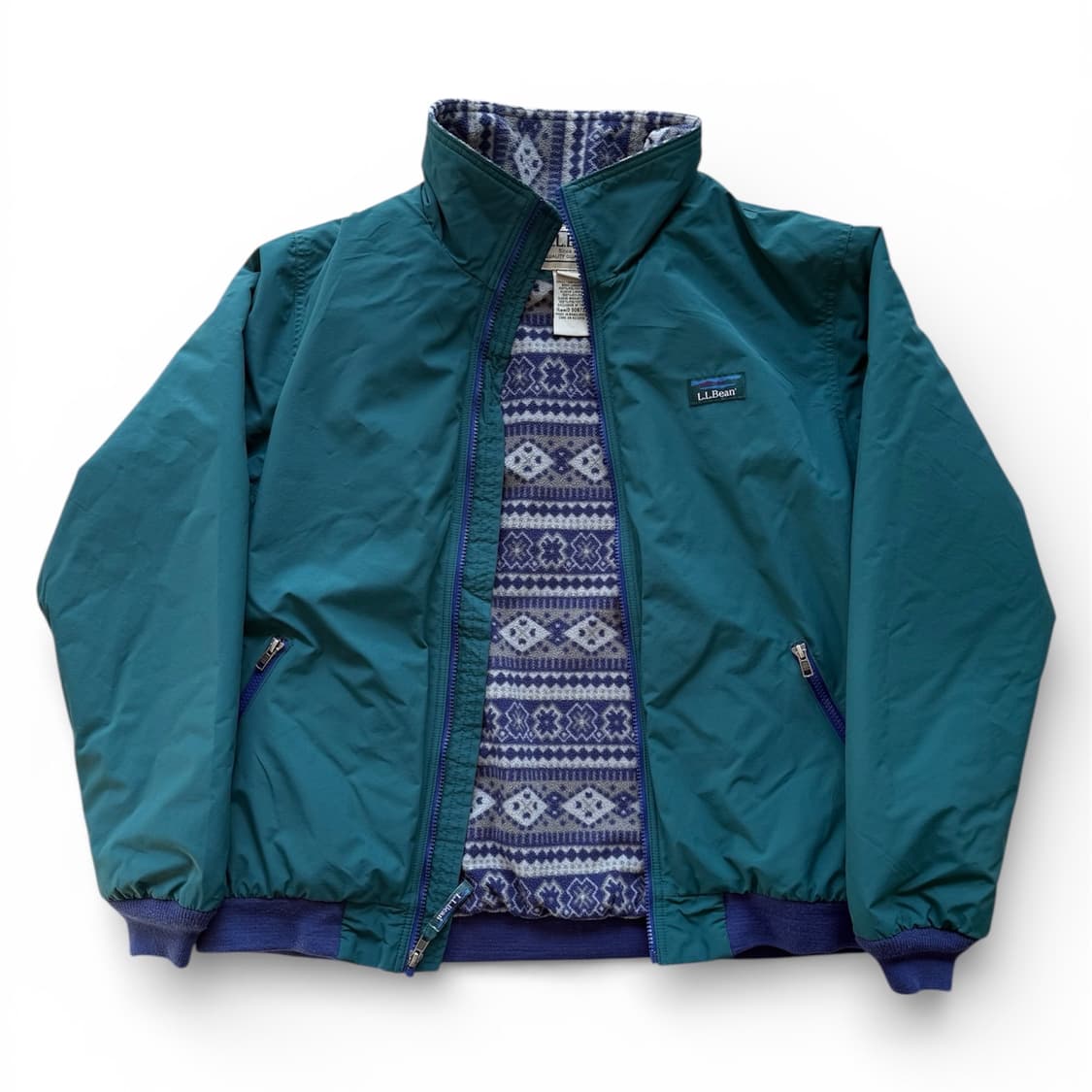00s LL Bean 아즈텍 웜업 자켓  상품이미지3