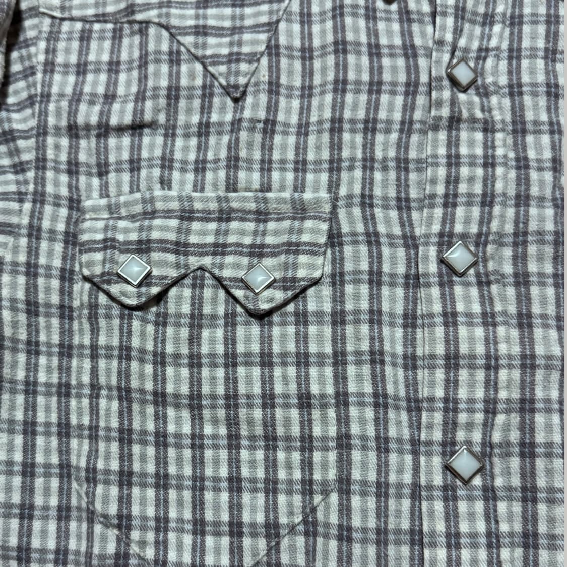 80s USA Rockmount Ranch Wear 플란넬 웨스턴 셔츠 상품이미지3