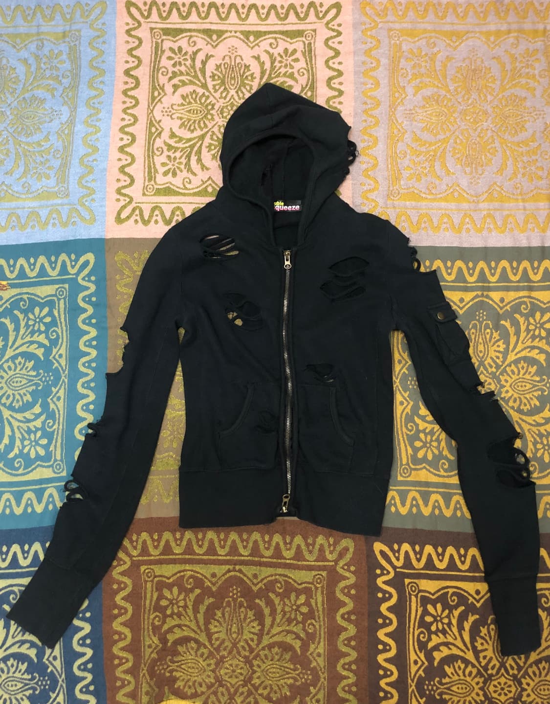 damage destroy hood zipup 상품이미지1