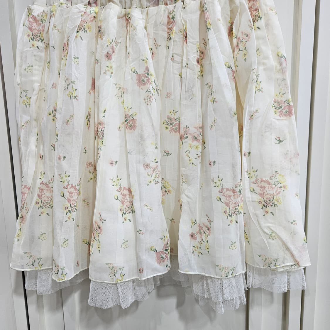 콜자 플라워 쉬폰 스커트 상품이미지6