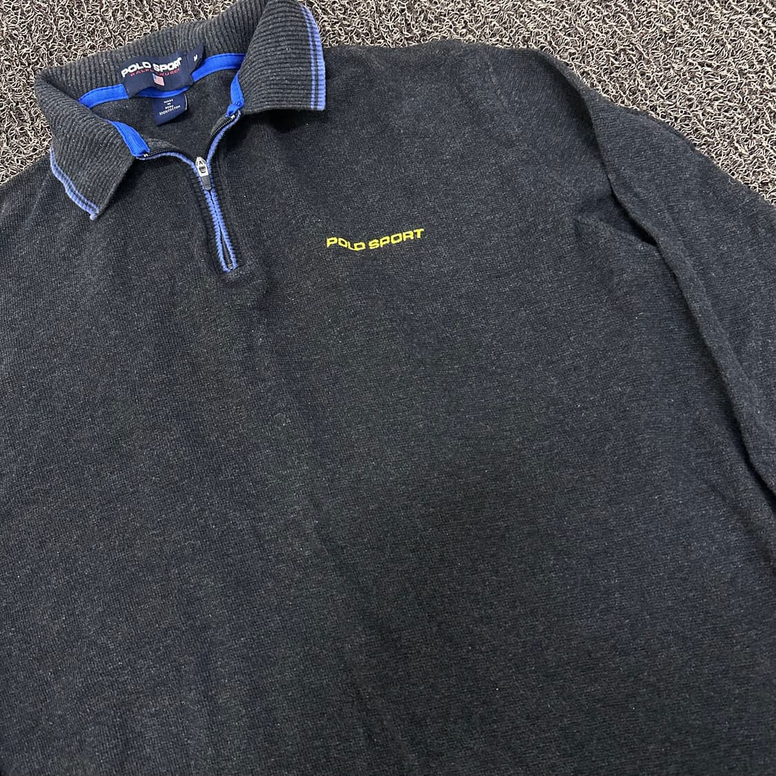 POLO Sports 폴로 스포츠 반집업 맨투맨 니트 M 상품이미지2
