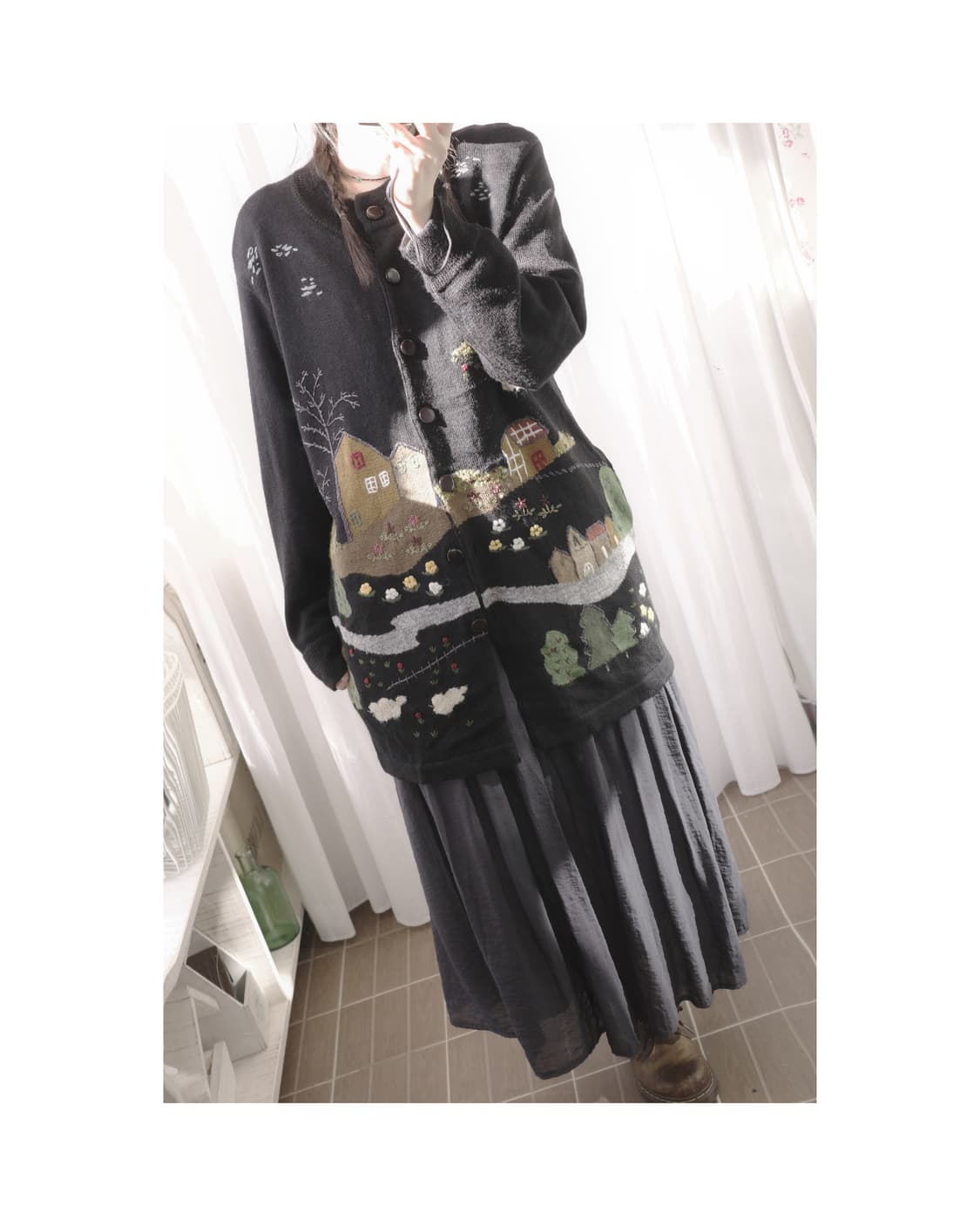 Village vintage cardigan 상품이미지5