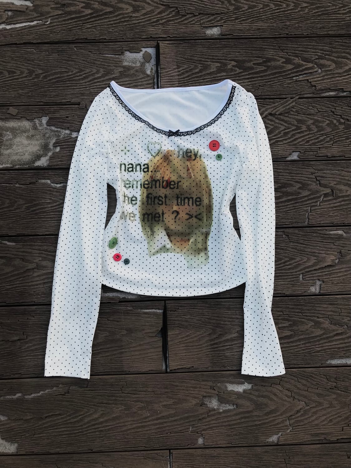 Dot Lace Nostalgia Top 상품이미지3