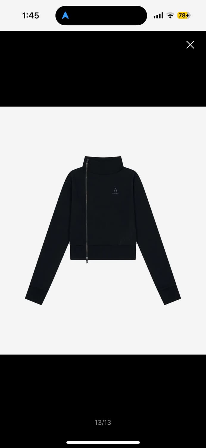 아캄 Side Neck Zip-Up 사이드 넥 집업 1사이즈 상품이미지1