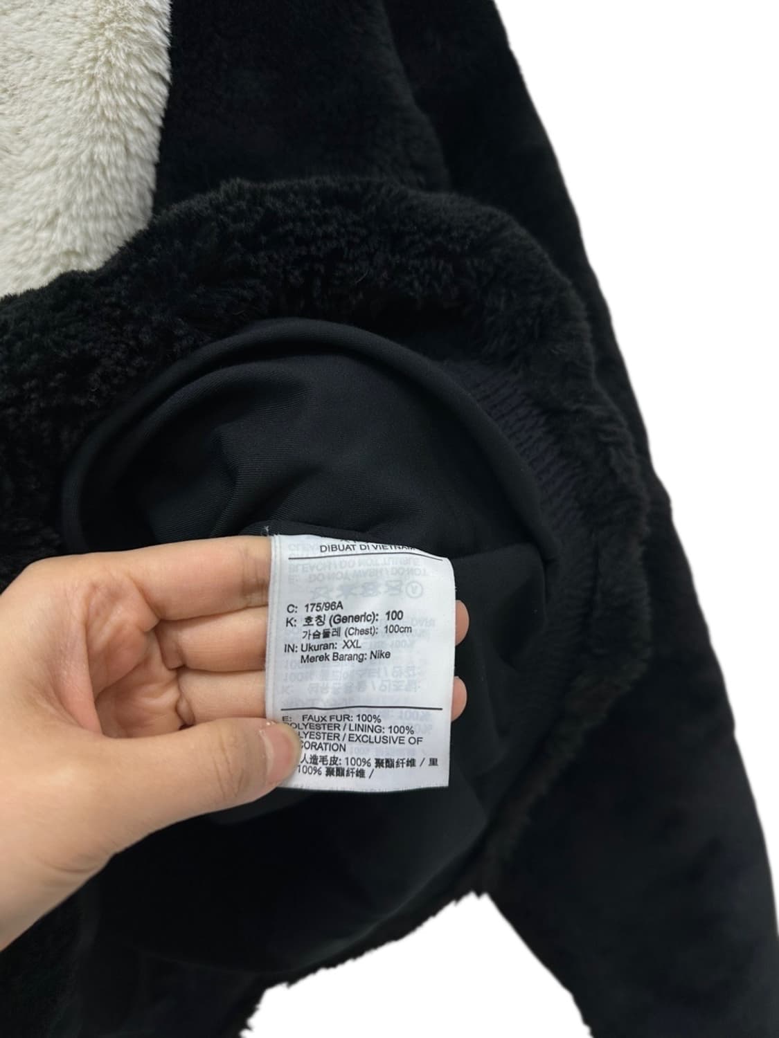 나이키 빅스우시 포우 퍼 자켓 블랙 (여성 2XL) 상품이미지7