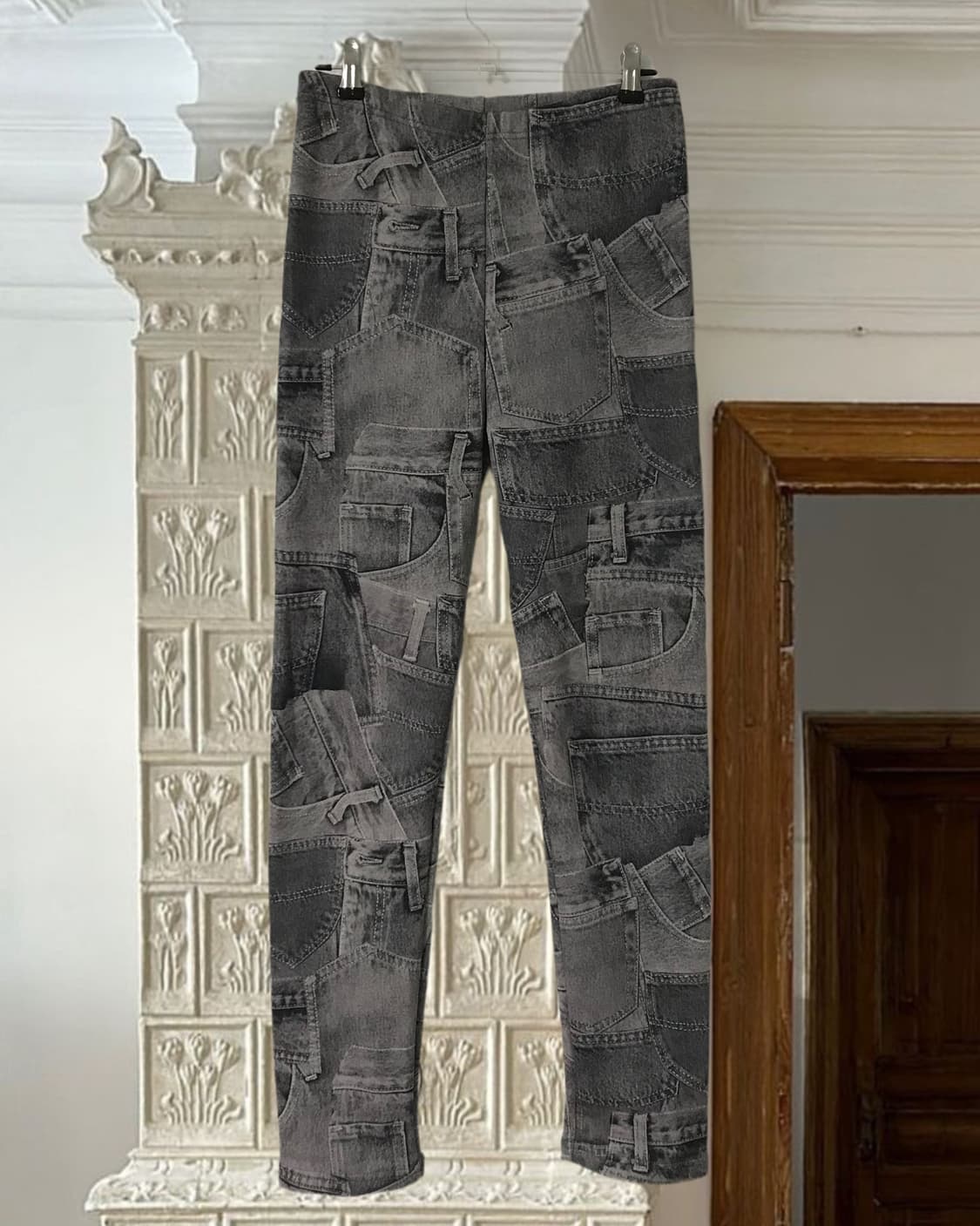 vintage pattern leggings pants 상품이미지6