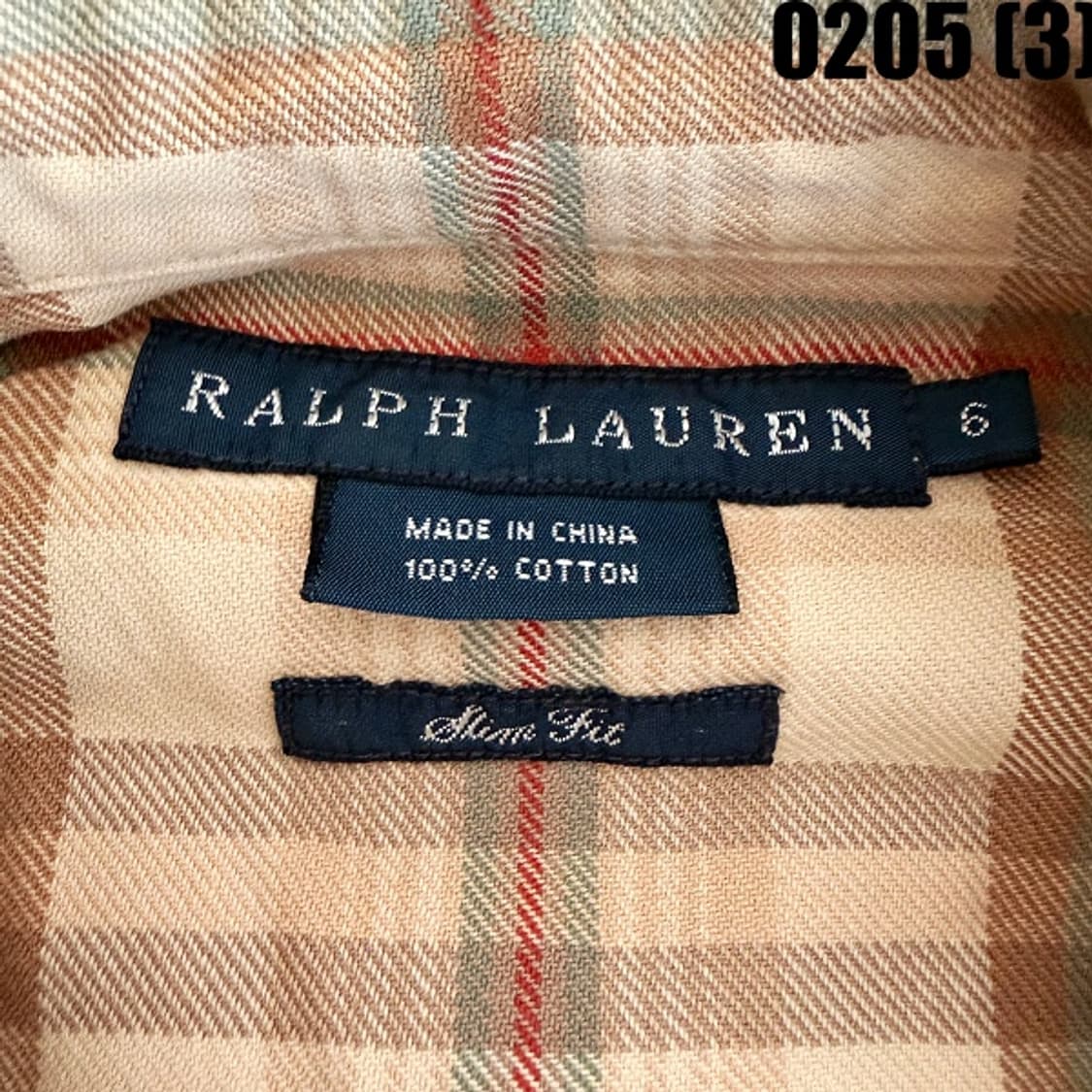 [6] 폴로 랄프로렌 체크 패턴 코튼 셔츠 남방 0205(3) 상품이미지3