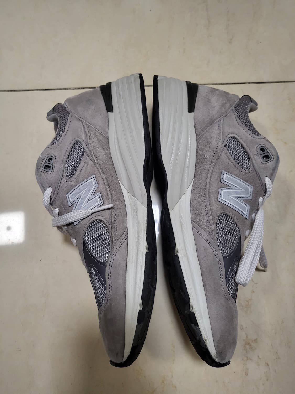 뉴발란스 991v2 메이드 인 UK 그레이 락 릿지 실버 뉴발 275 상품이미지5