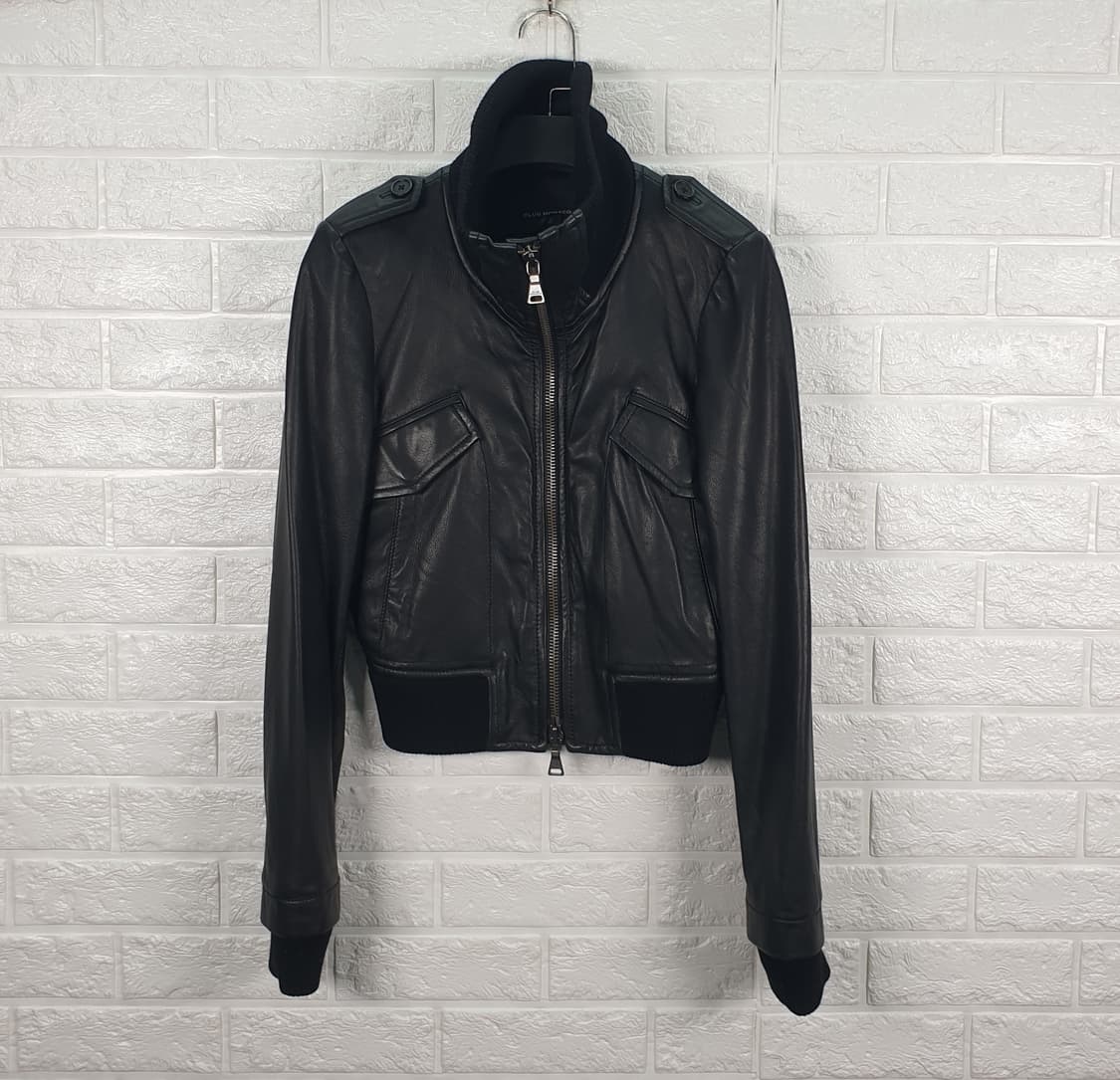 [55]클럽모나코 가죽 블루종 점퍼 상품이미지1