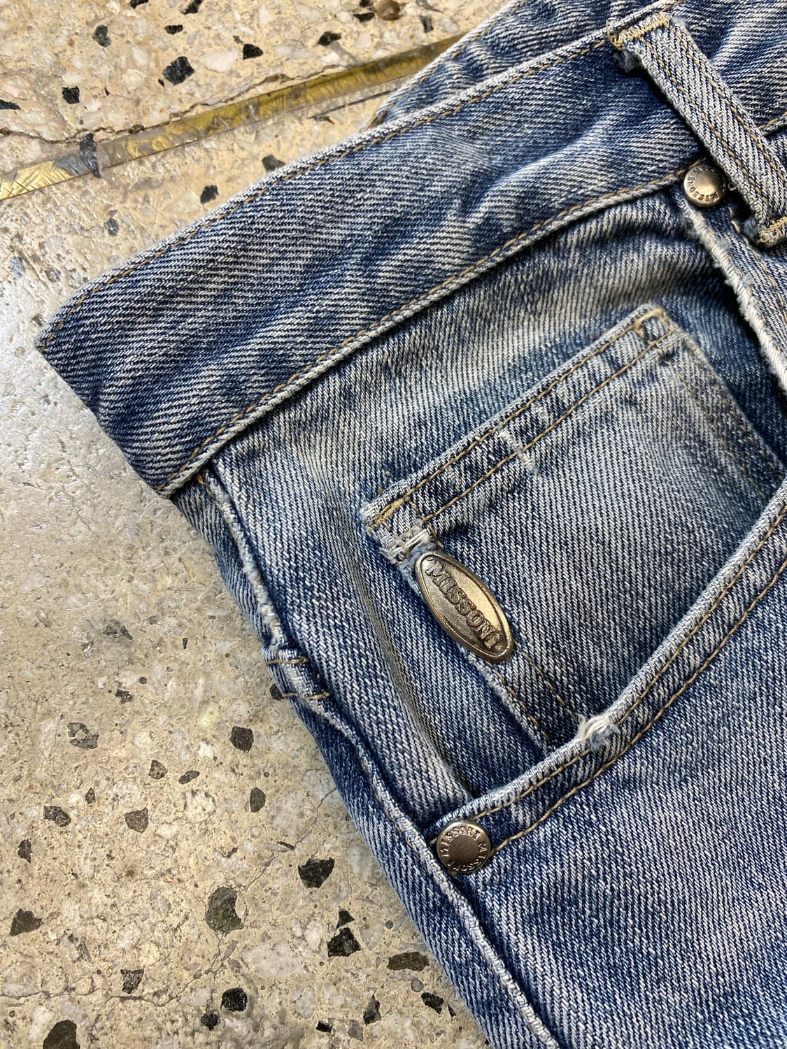 [32] 90s Missoni 미쏘니 레귤러 핏 데님팬츠 상품이미지6