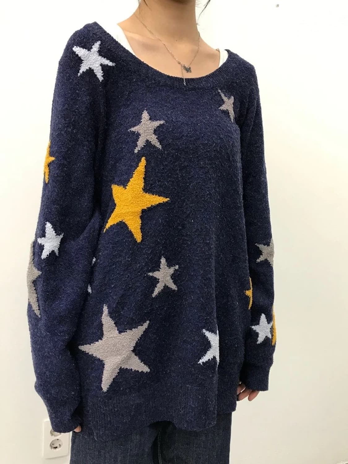 n'Or Star Pattern Knit Sweater 상품이미지3