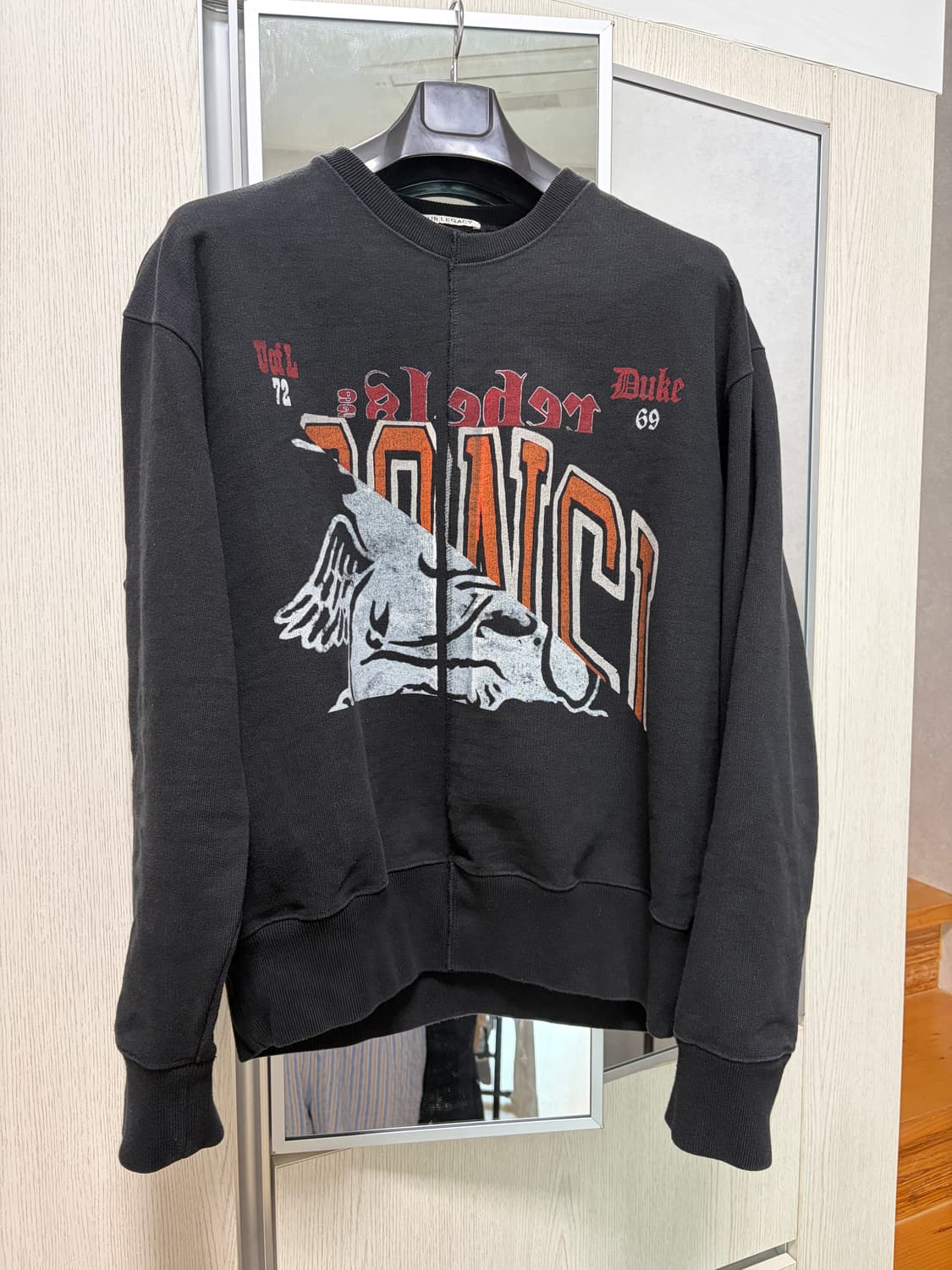 아워레가시 절개 맨투맨 상품이미지2