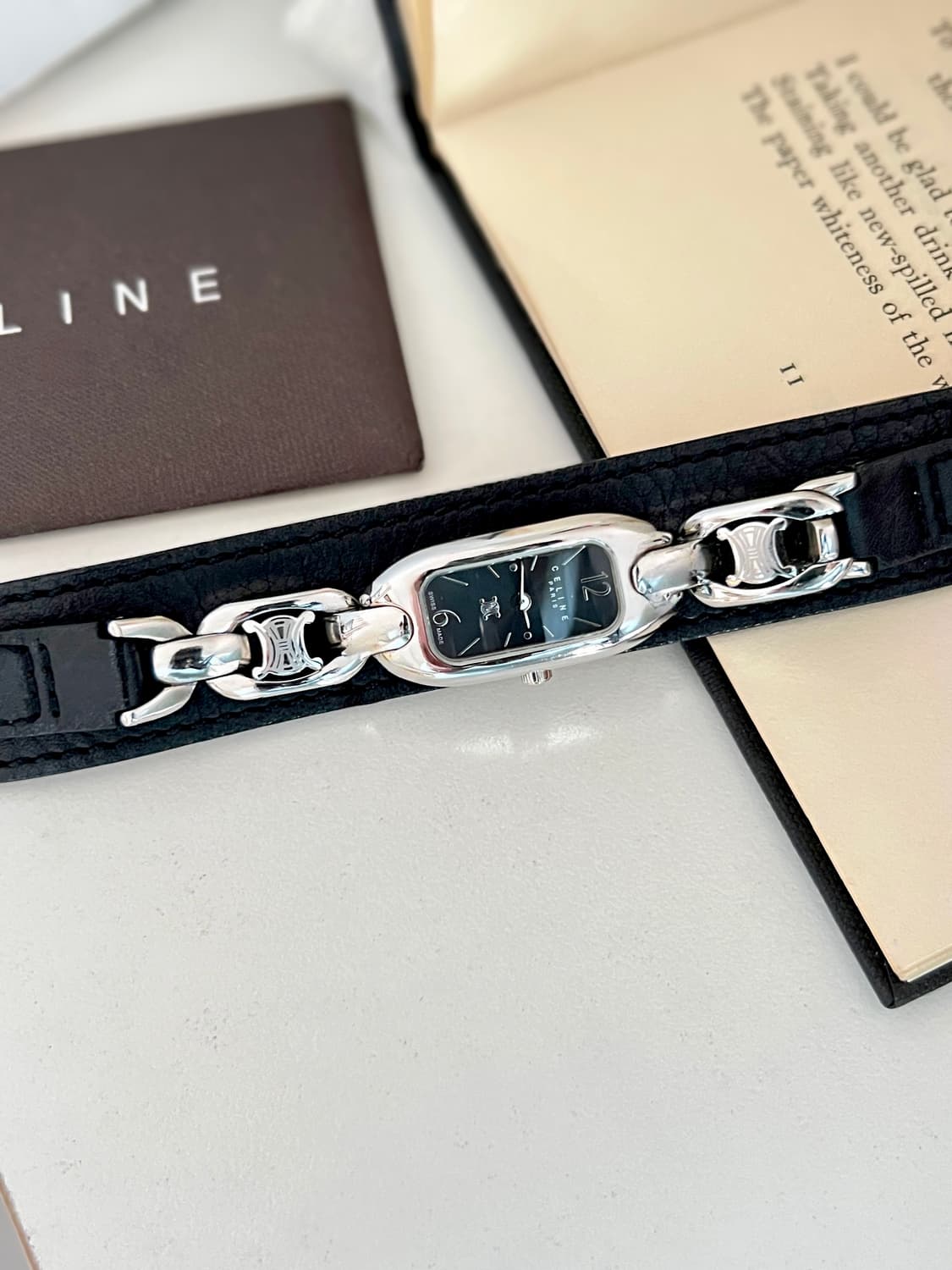 셀린느 트리옹프 렉탱글 여성 시계 /  정품감정. 케어 상품이미지7