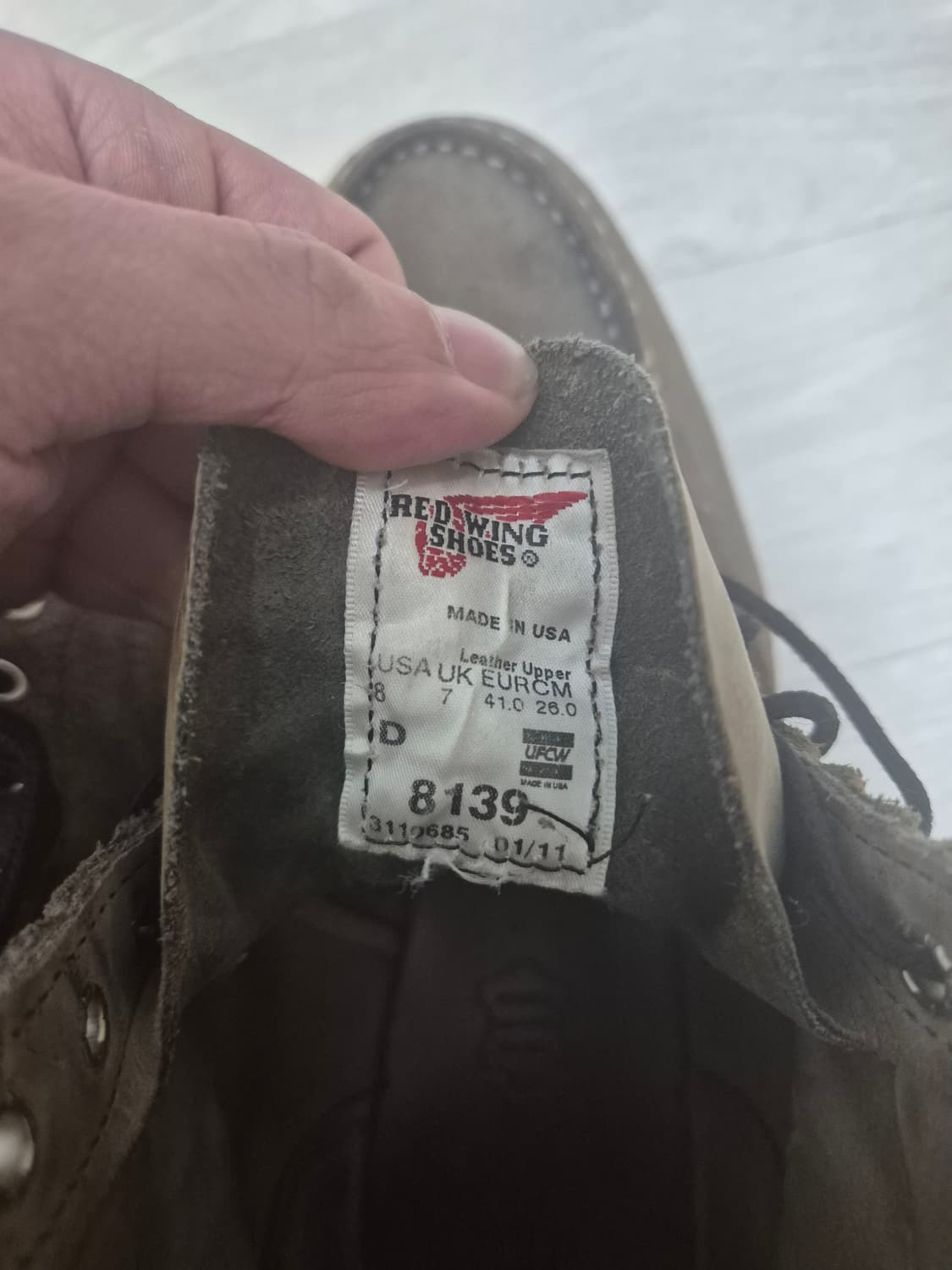 레드윙 8139 8d 목토 상품이미지4