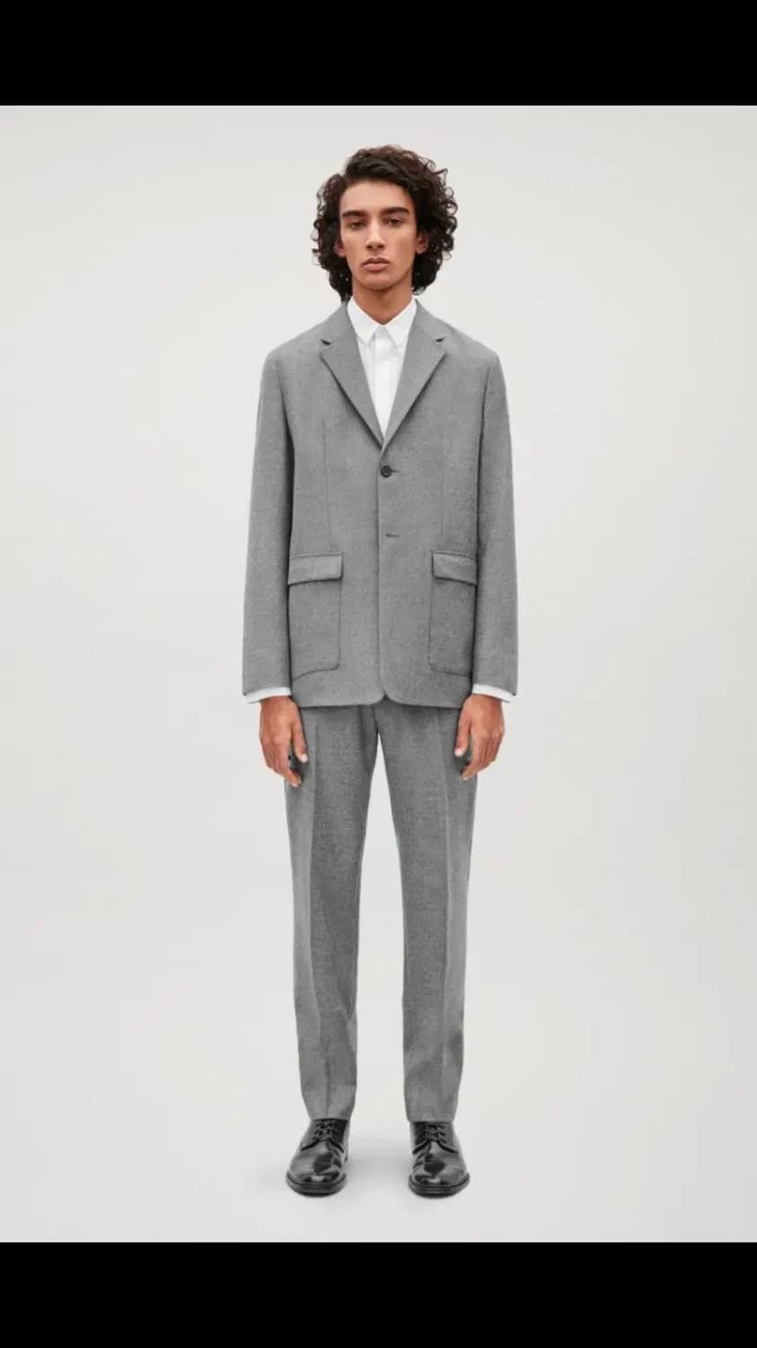 cos 소프트 울 셋업 그레이 48/46 사이즈 상품이미지1