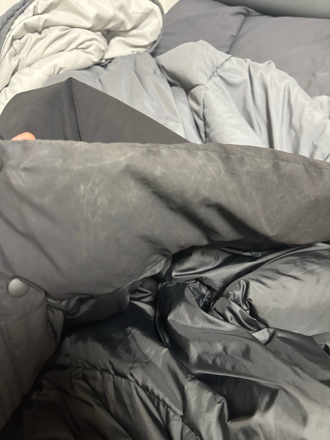 MUJI 무인양품 발수 스탠드 칼라 다운 코트 2XL 상품이미지3