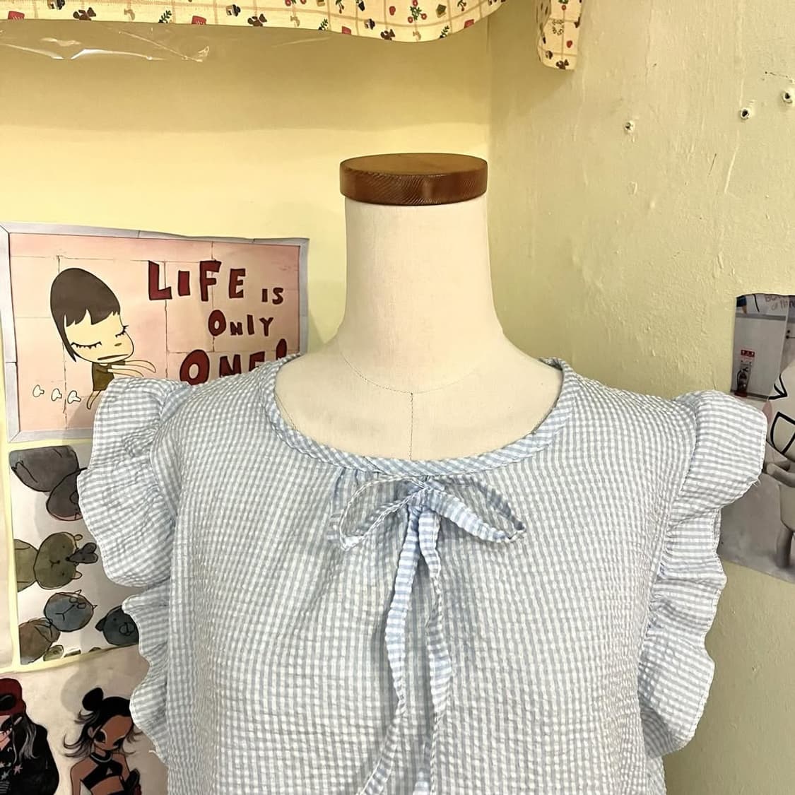 유코 빈티지 프릴 블라우스 상품이미지3