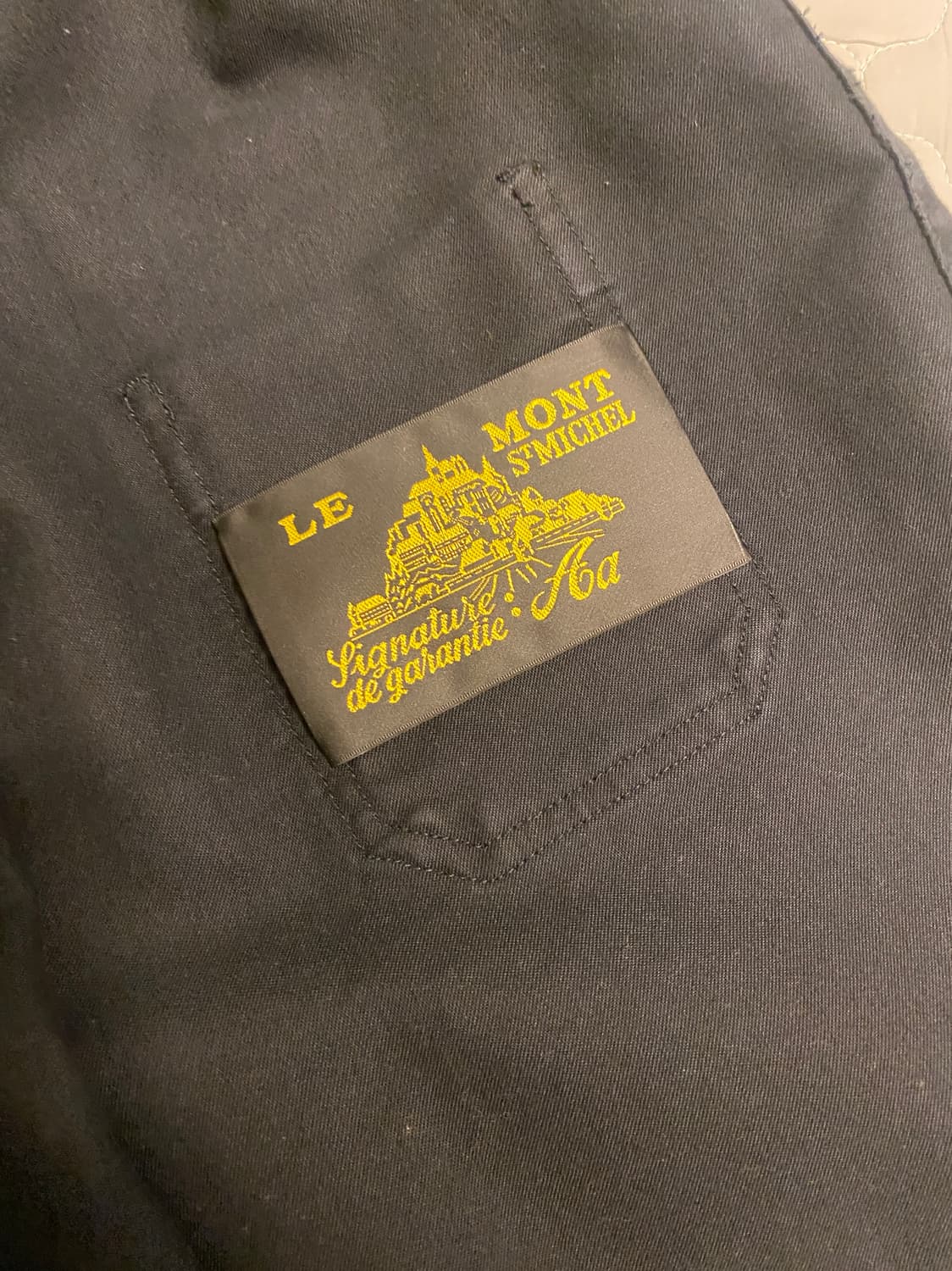 [50] 르몽생미셸 몰스킨 워크자켓_블랙 상품이미지9