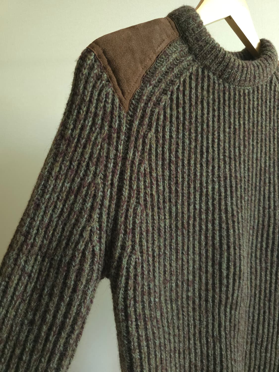 Polo Ralph Lauren 스웨이드패치  헤비울 니트 상품이미지5