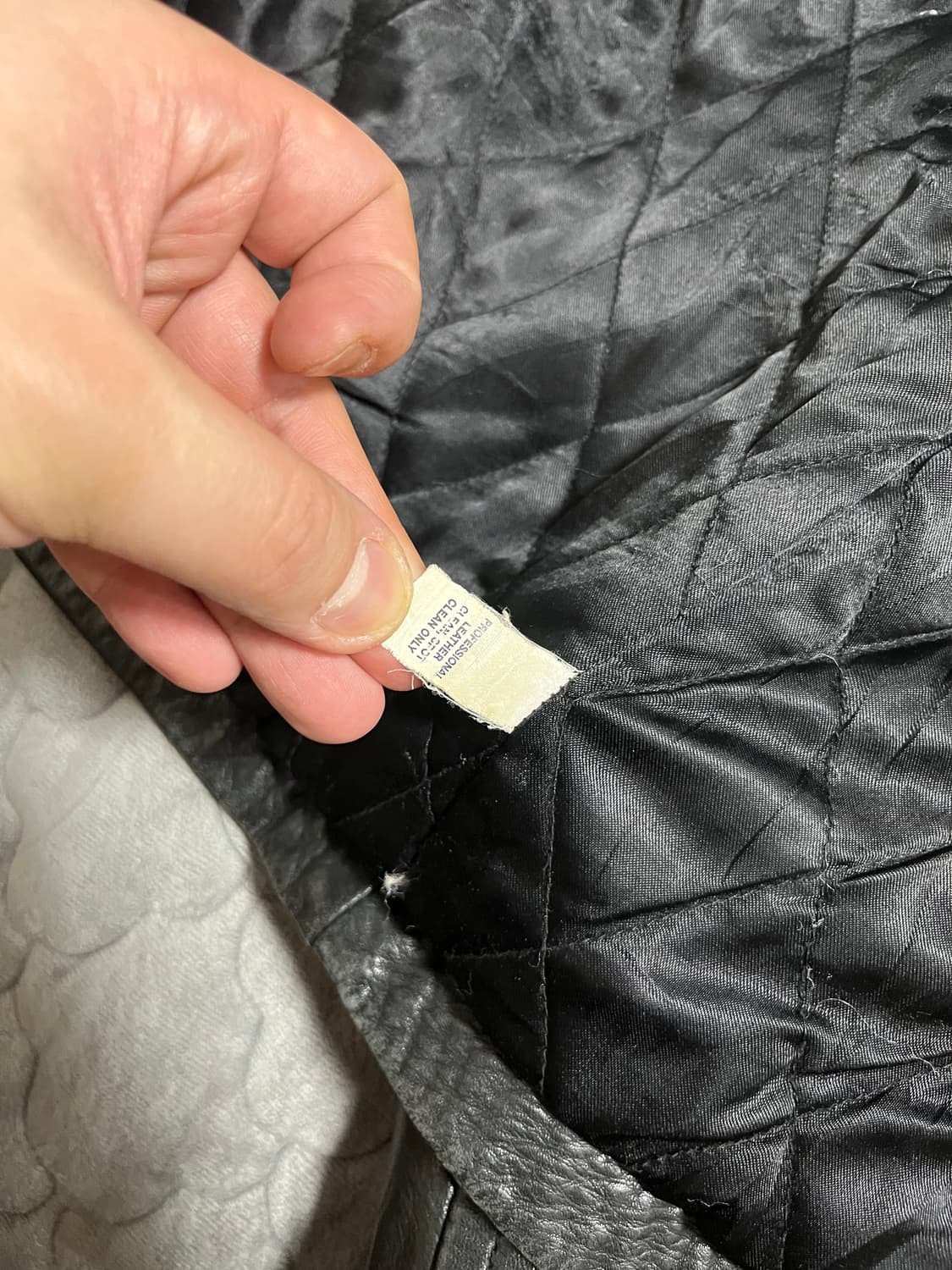 [GAP] old gap 올드갭 레더 카코트 블랙 XL 상품이미지9