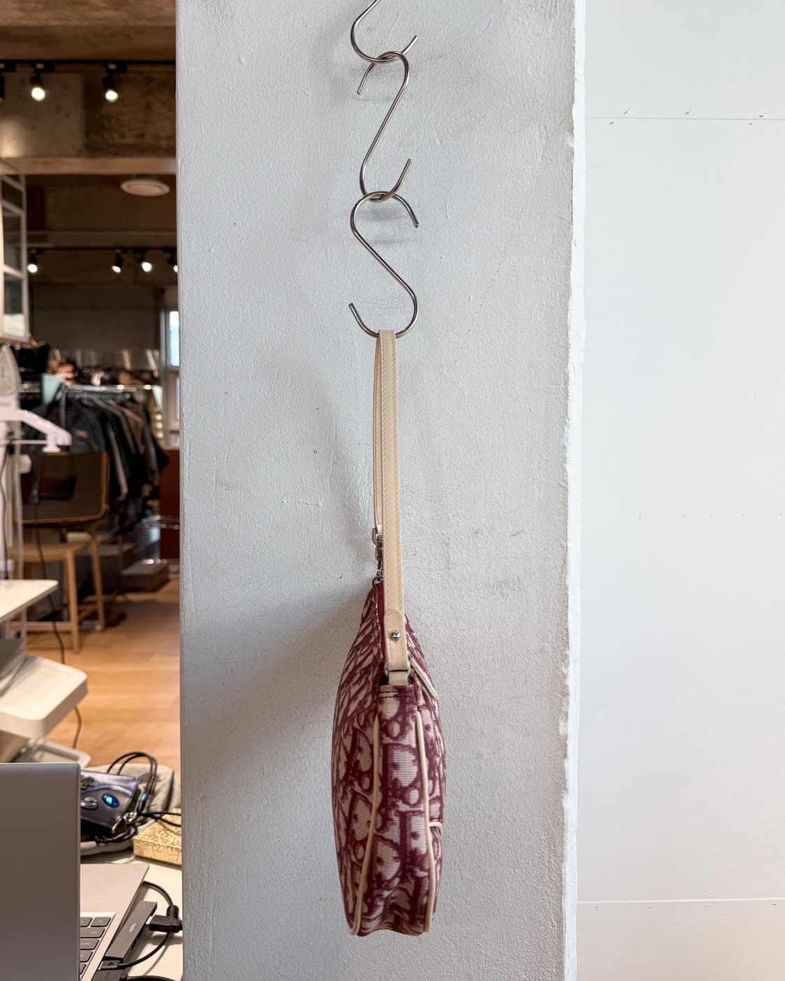 크리스찬 디올 레드 오블리크 새들 숄더백  상품이미지6