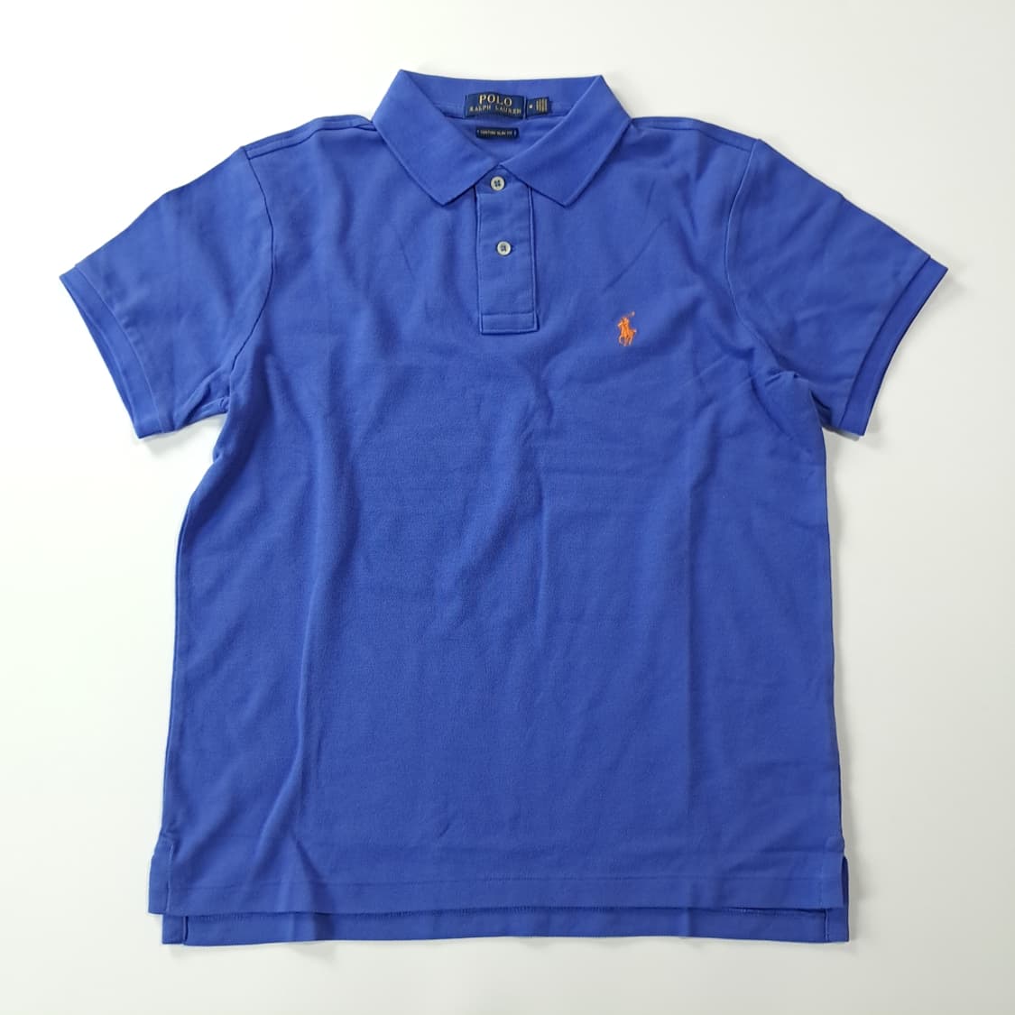 CK176 M 폴로 오렌지포니 로얄블루 반팔 메쉬 카라 티셔츠 상품이미지1