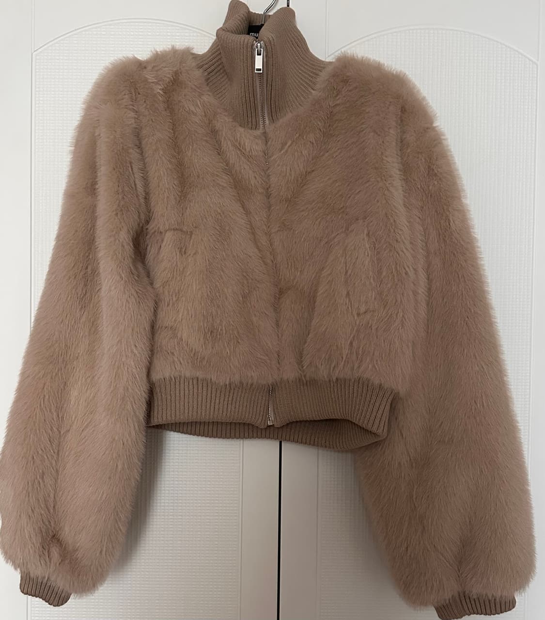 김아홉 니팅 하이넥 퍼 JK 상품이미지1