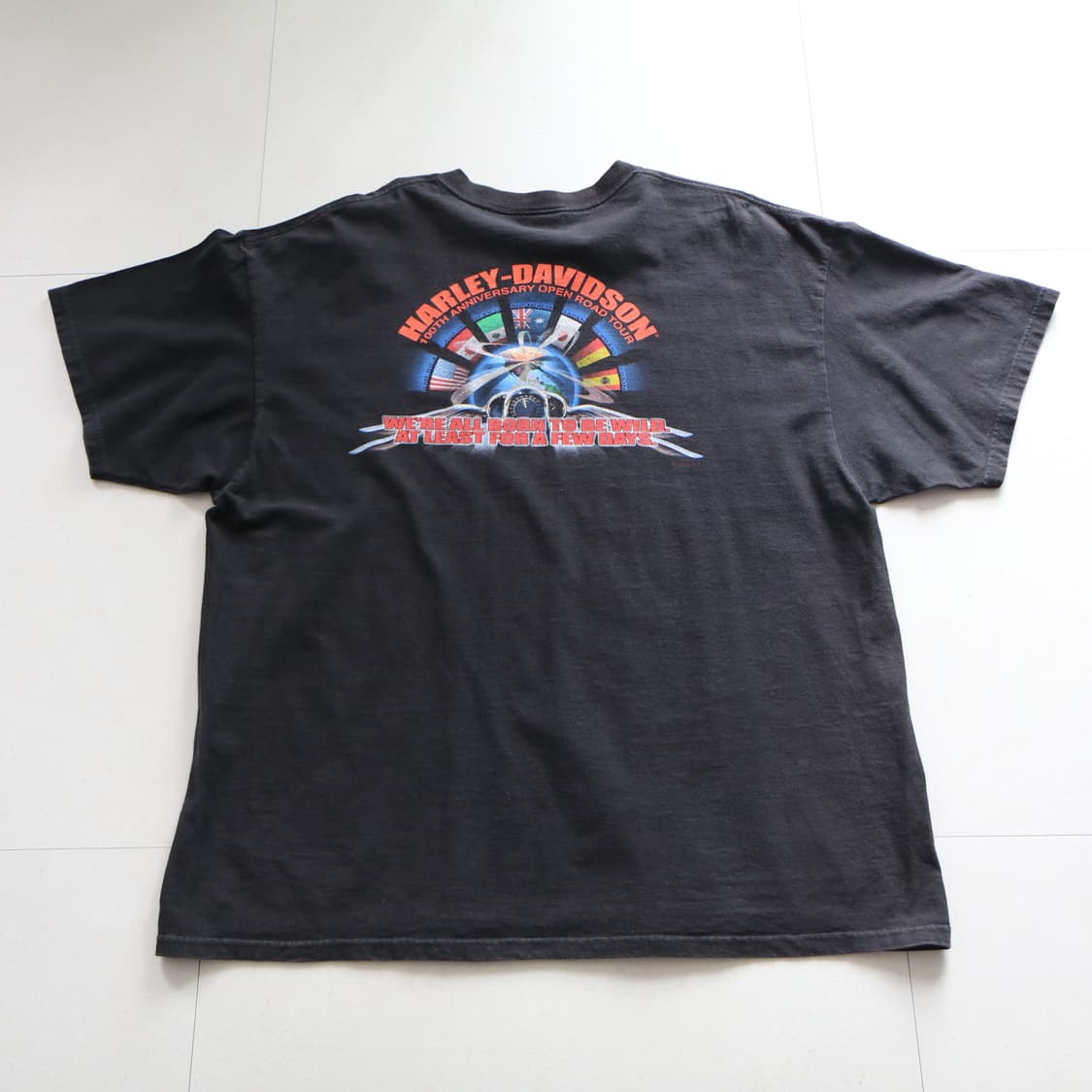 00s 할리데이비슨 100주년 기념 반팔티 (2XL) 상품이미지6